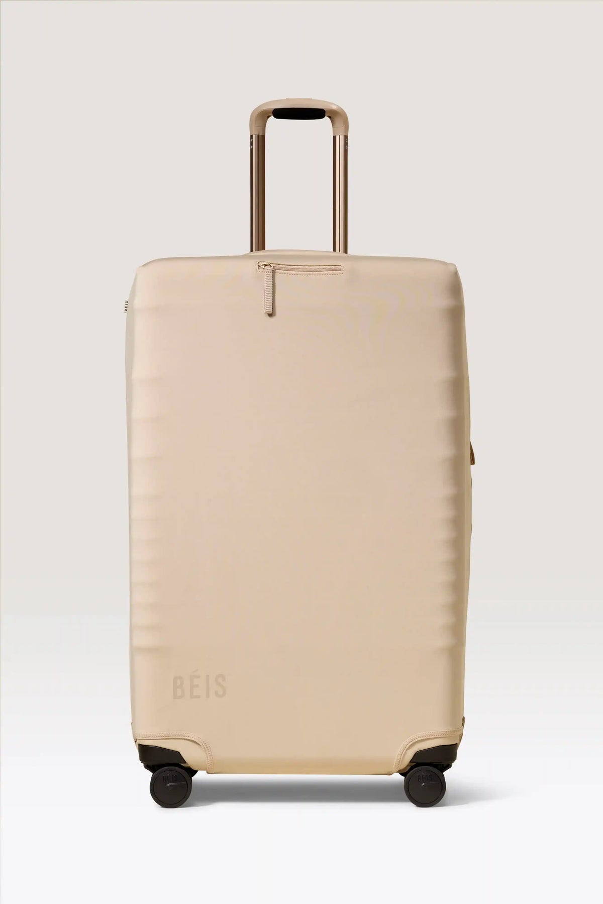 The Large Check-In Luggage Cover in Beige