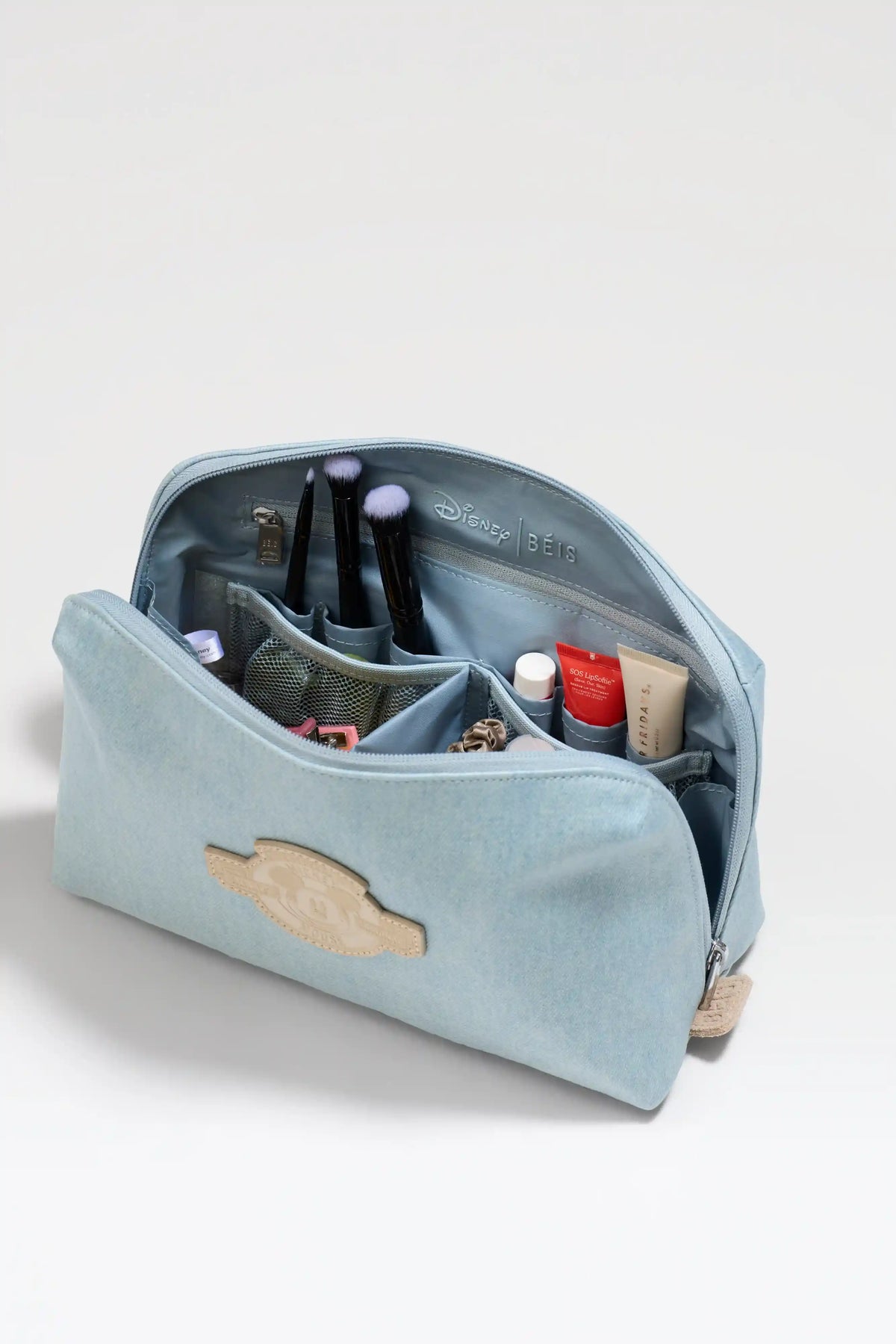 The Disney Medium Cosmetic Pouch in Blue Jeans