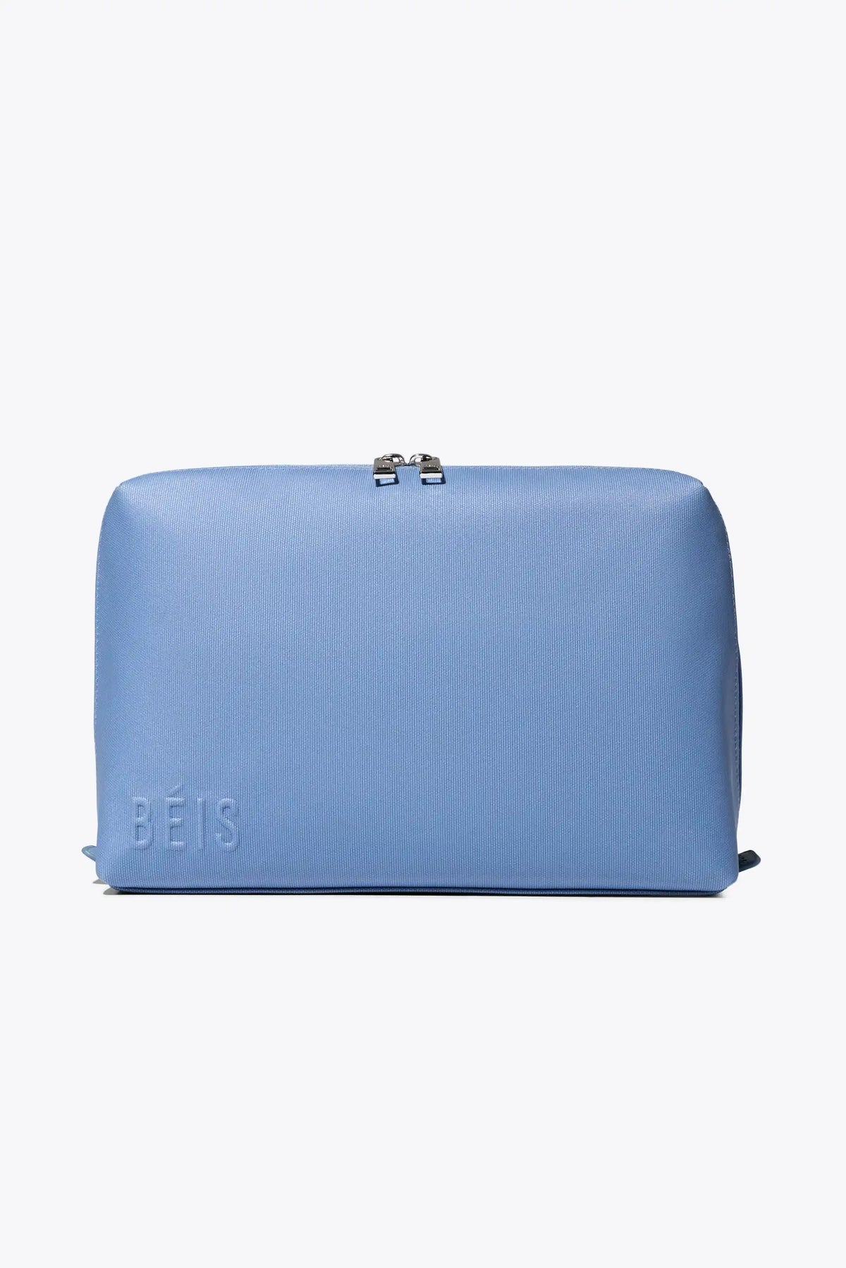The Large Cosmetic Pouch in Dusty Blue