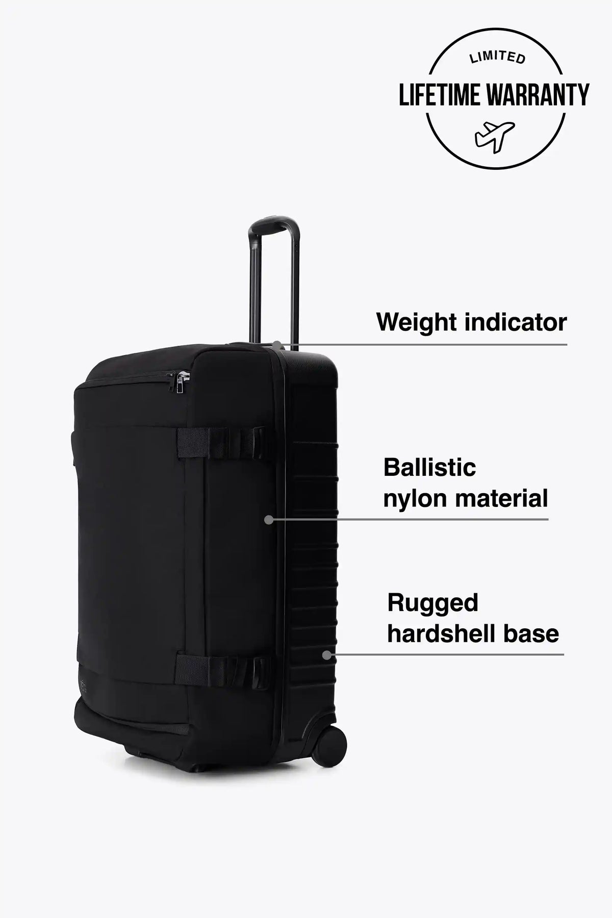 The Pro-Rolling Duffle Check-In in Black