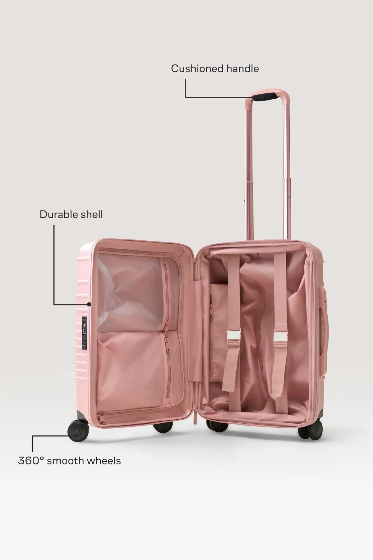 The Carry-On Roller in Atlas Pink