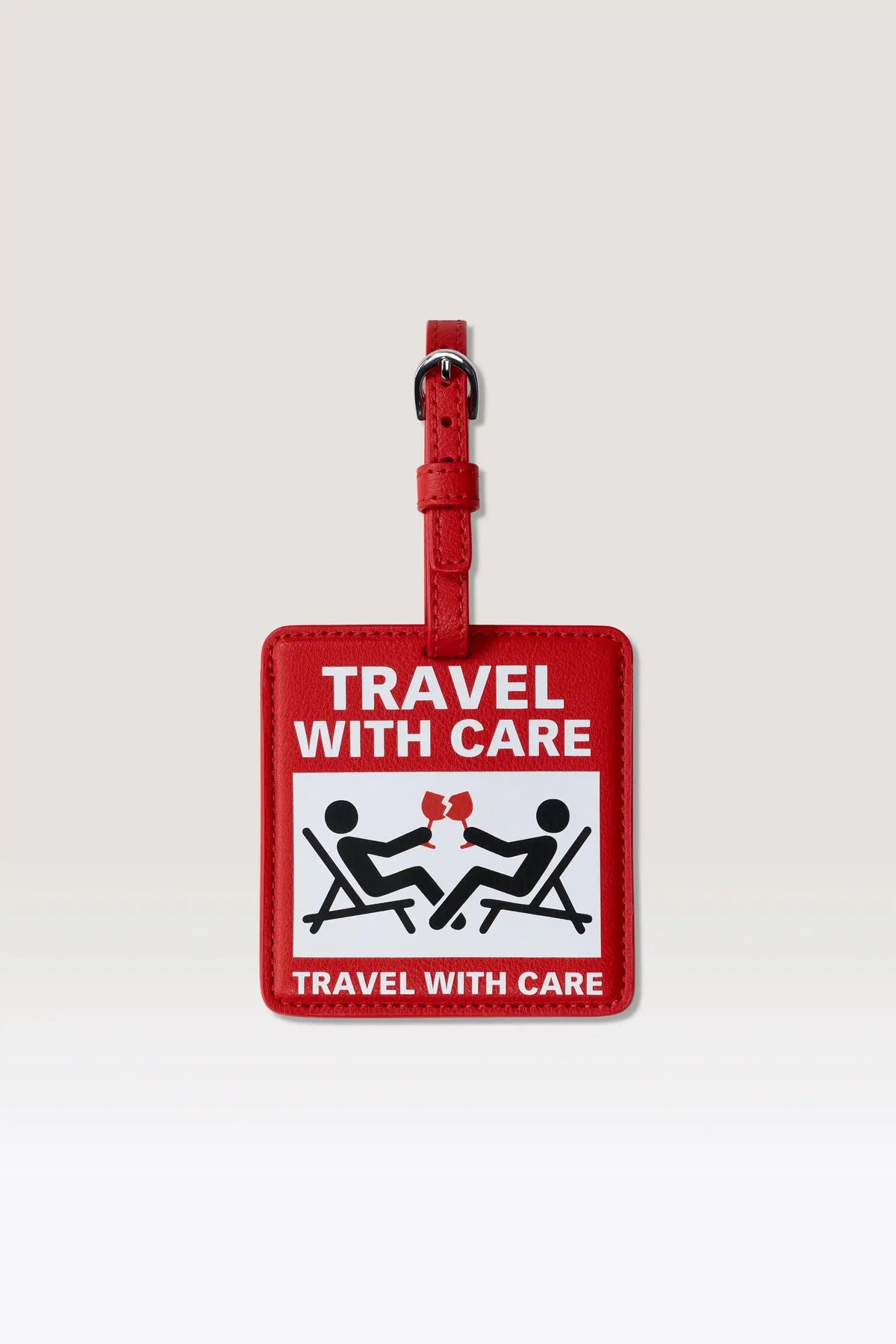 BÉIS x KidSuper The Pro Luggage Tag in Red