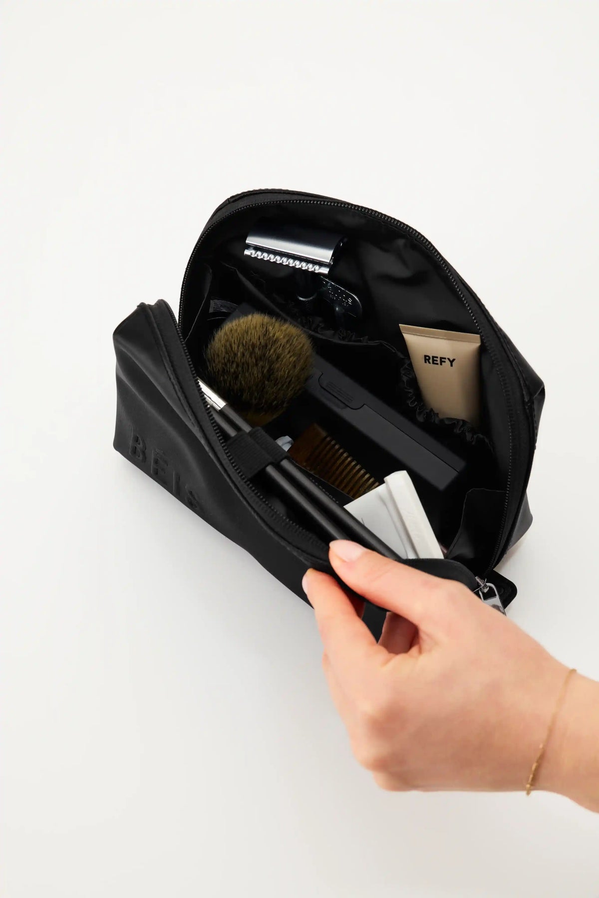 The Small Cosmetic Pouch in Black